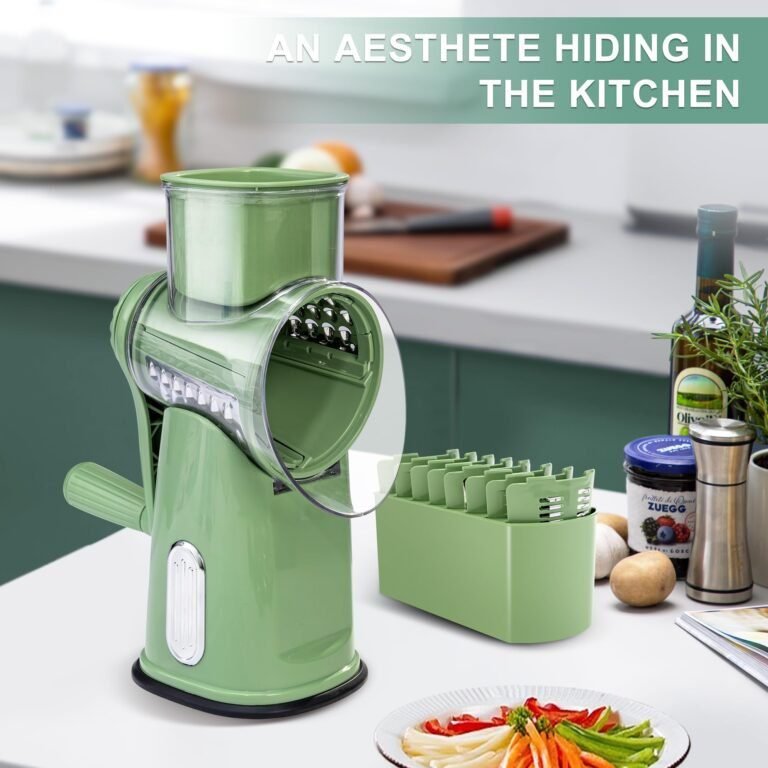 ✨️✨️Rotary Cheese Grater with Handle Vegetable Food Shredder . - Image 4